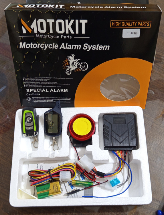 قیمت دزدگیر موتورسیکلت مدل تصویری بک آپ دار اورجینال (Motokit تایوان)