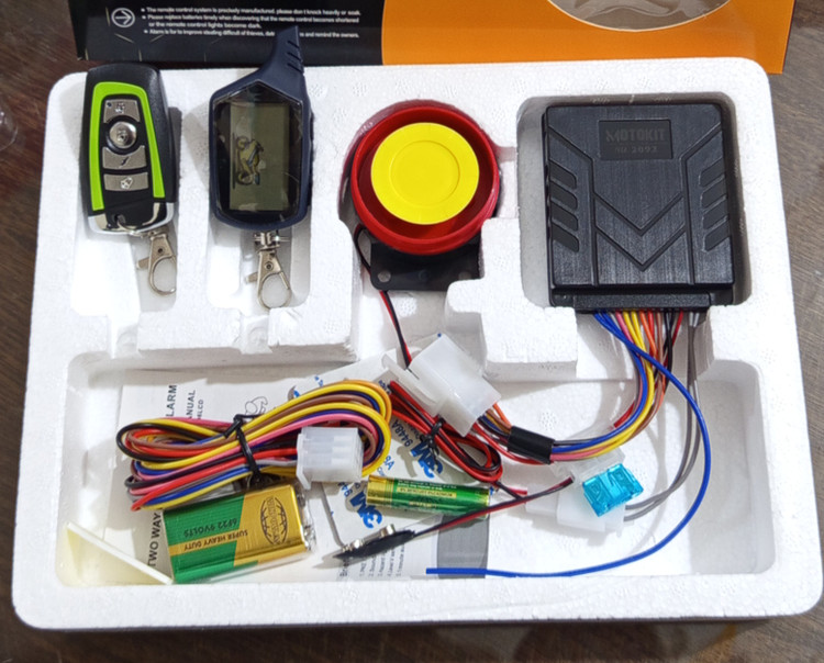خریددزدگیر موتورسیکلت مدل تصویری بک آپ دار اورجینال (Motokit تایوان)