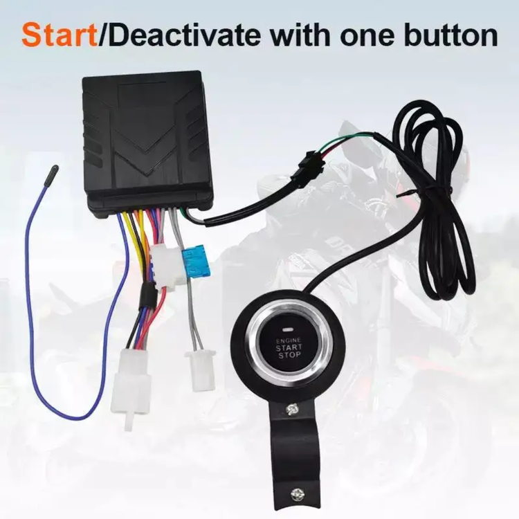 خریدوقیمت دزدگیر موتورسیکلت مدل KLSدار و بلوتوث دار اورجینال (Motokit تایوان)