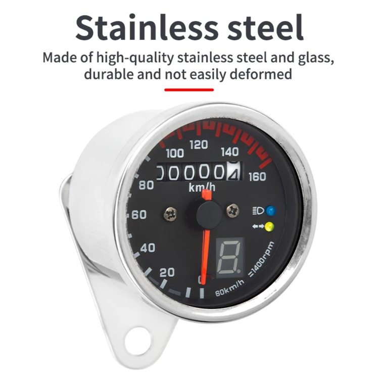 خرید وقیمت کیلومتر موتورسیکلت مدل عقربه ایی گرد دنده شمار (تمام استیل)