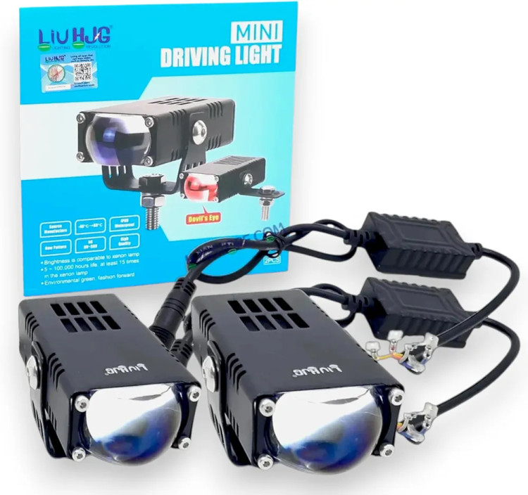 خریدپرژکتور تک لنز مدل 4 حالته فن دار و دیلایت دار اورجینال LIUHJG (۲عددی)