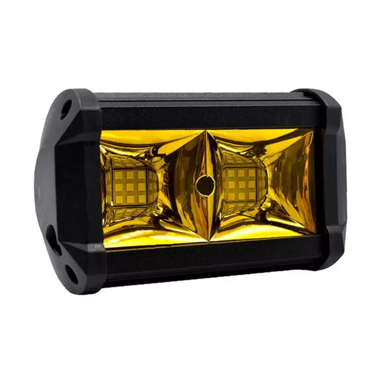 پرژکتور مدل لایت بار زرد دو ردیفه فلاشردار (LED) اورجینال