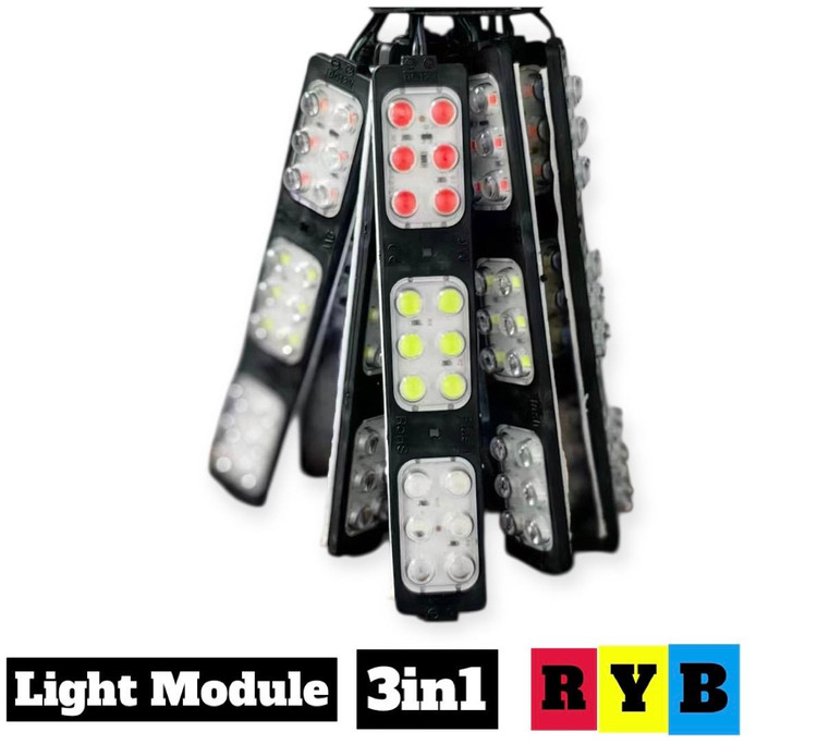 فلاشر مدل 3 رنگ چشمک زن مناسب ماشین و موتورسیکلت