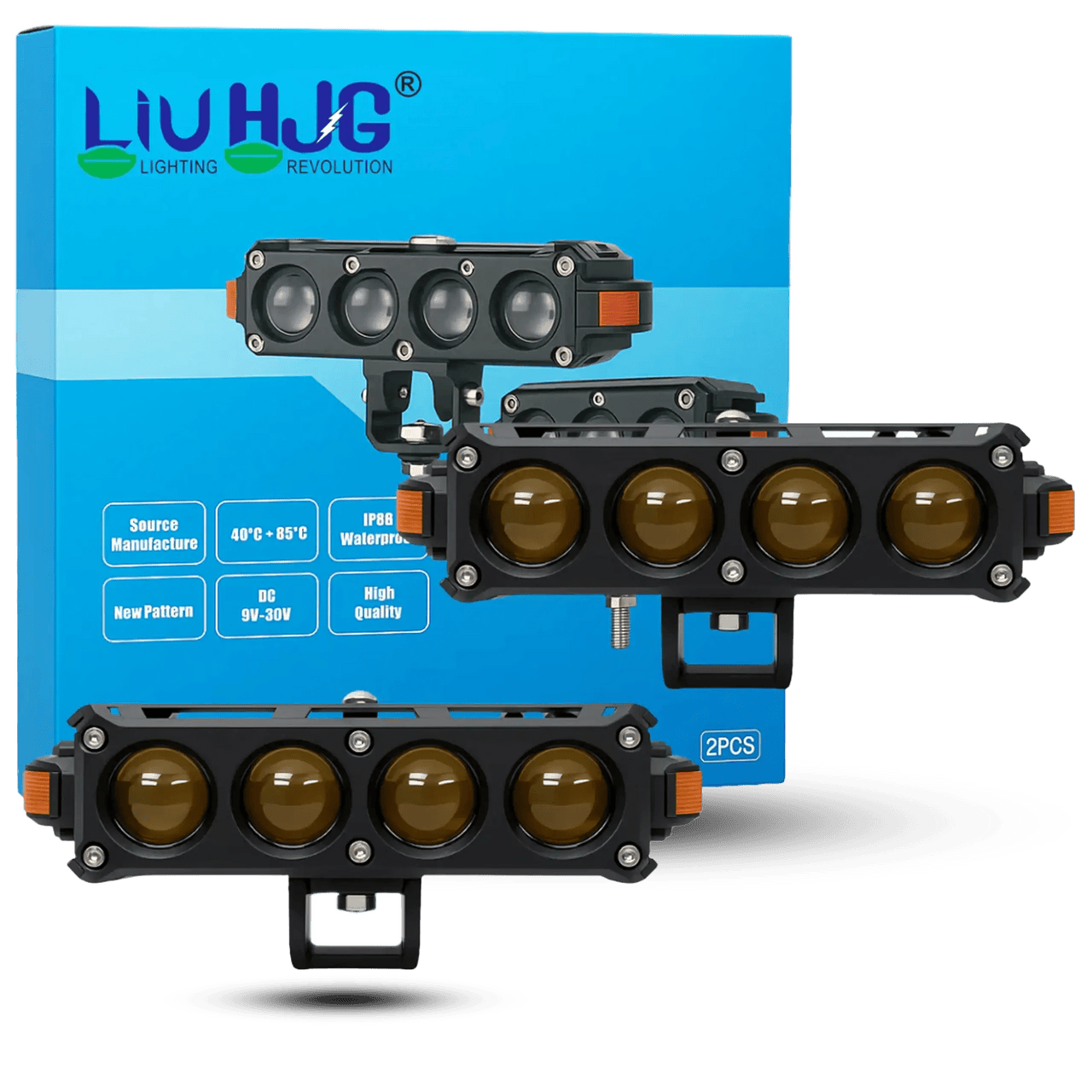 پرژکتور ۴ لنز مدل H_S62 فن دار 4 حالته و دیلایت دار LIUHJG