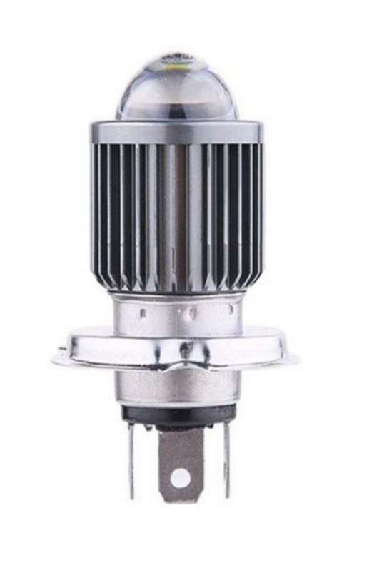 خریدآنلاین هدلایت چراغ جلو پایه H4 مدل عدسی دار دو رنگ سفید و زرد