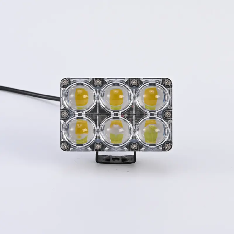 پرژکتور 6 لنز (M17) 5 حالته دیلایت آبی قرمز و فلاشردار