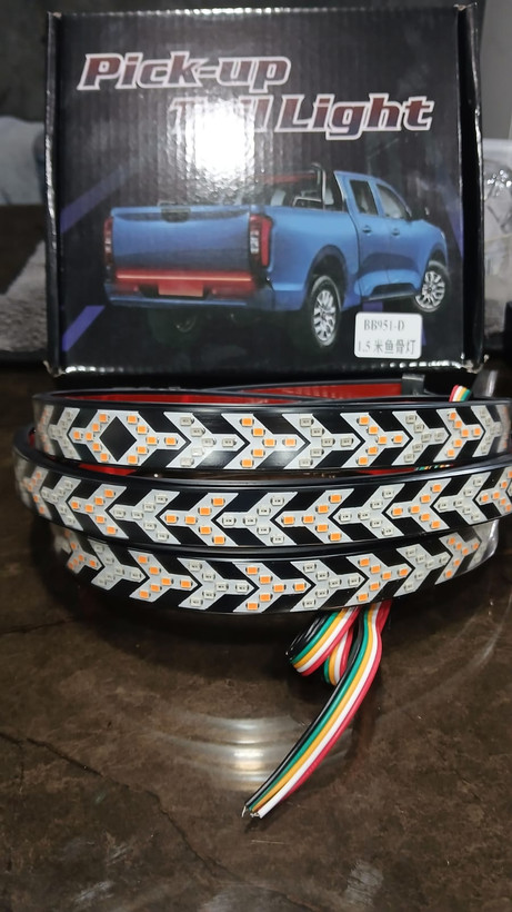 چراغ عقب Pick_up چهار حالته رانینگی دیلایت دار و راهنمادار (ژله ایی ۱۲۰ سانت)